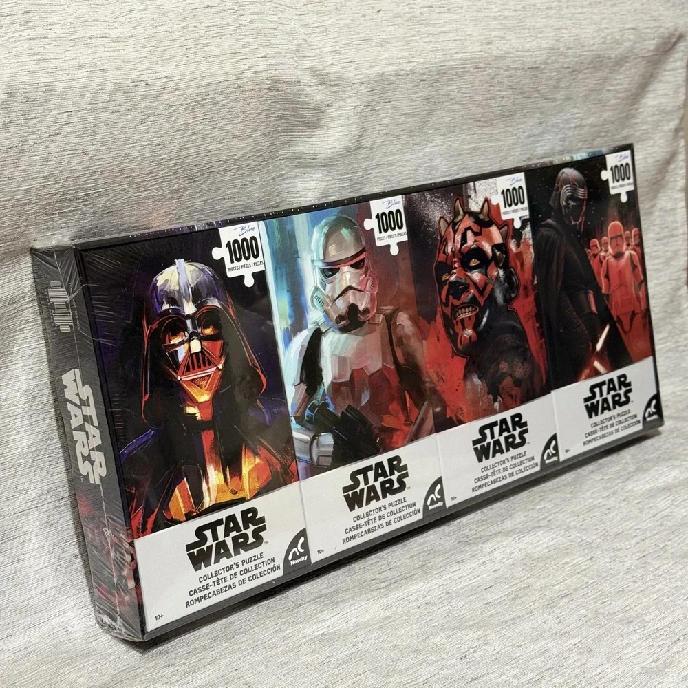Star Wars Novelty Puzzle Lot Of 4‎ 1000PCS Each Villains Collectors Edition NIB